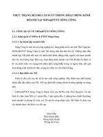 THỰC TRẠNG RỦI RO LÃI SUẤT TRONG HOẠT ĐỘNG KINH DOANH TẠI NHNo