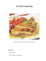 Gà Nấu Chanh Dây