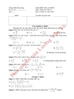 Tiết 37,  Đai số 8, có ma trận