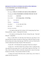 KHÁI QUÁT VỀ CÔNG TY CỔ PHẦN XÂY DỰNG CÔNG TRÌNH 525