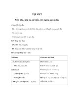 TẬP VIẾT - Nền nhà, nhà in, cá biển, yên ngựa, cuộn dây