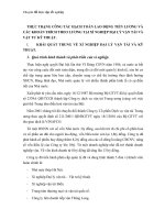 THỰC TRẠNG CÔNG TÁC HẠCH TOÁN LAO ĐỘNG TIỀN LƯƠNG VÀ CÁC KHOẢN TRÍCH THEO LƯƠNG TẠI XÍ NGHIỆP ĐẠI LÝ VẬN TẢI VÀ VẬT TƯ KỸ THUẬT