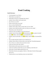 question for beginners class -Food Cooking