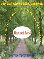 ho hap va cac co quan ho hap co o chu