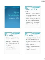 Chương 8-Công nghệ phần mềm hướng đối tượng