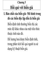 Chương 5: Hồi qui với biến giả