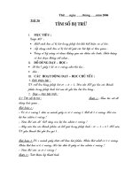 giáo án phép trừ phần 2