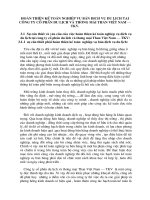 Hoàn thiện kế toán nghiệp vụ bán dịch vụ du lịch tại công ty cổ phần du lịch và thương mại Than Việt Nam – TKV.