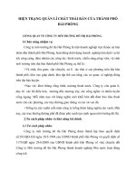 HIỆN TRẠNG QUẢN LÍ CHẤT THẢI RẮN CỦA THÀNH PHỐ HẢI PHÒNG