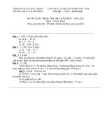 Đề kt toán 7 học kỳ I