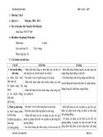 KẾ HOẠCH DẠY HỌC VẬT LÍ 7