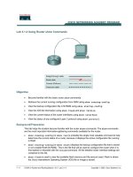 Lab 3.1.4 Using Router show Commands