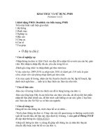 KHAI THÁC VÀ SỬ DỤNG PMIS