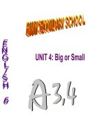 TA 6- UNIT 4 - A 3+4