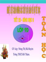 Hình học 9 tiết 28. Tính chất hai tiếp tuyến cắt nhau