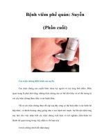 Bệnh viêm phế quản: Suyễn (Phần cuối)