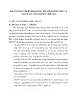 GIẢI PHÁP HOÀN THIỆN HOẠT ĐỘNG XÂY DỰNG CHIẾN LƯỢC TẠI NGÂN HÀNG CÔNG THƯƠNG VIỆT NAM