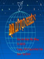 Bài 8: Sự chuyển động của TĐ quanh Mặt Trời