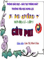 đia ly 5 châu mỹ