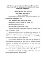 MỘT SỐ GIẢI PHÁP VÀ KIẾN NGHỊ DỂ PHÁT TRIỂN HỆ THỐNG  THANH TOÁN QUỐC TẾ THÔNG QUA CÁC PHƯƠNG THỨC THANH TOÁN QUỐC TẾ HIỆN NAY