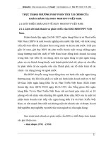 THỰC TRẠNG PHƯƠNG PHÁP PHÂN TÍCH TÀI CHÍNH CỦA KHÁCH HÀNG TẠI SGDI