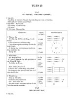 TD TUẦN 23