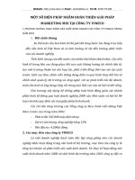 MỘT SỐ BIỆN PHÁP NHẰM HOÀN THIỆN GIẢI PHÁP MARKETING MIX TẠI CÔNG TY VINECO