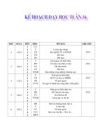 giáo án lớp 3 tuần 16