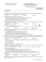 Thi HK I Lý_10 số 5