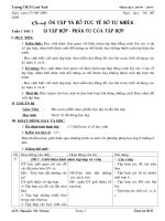 Giao án Số học 6 HKI