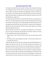 XÂY DỰNG HÀM THƯ VIỆN