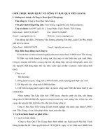 GIỚI THIỆU KHÁI QUÁT VỀ CÔNG TY RAU QUẢ TIỀN GIANG