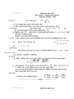 Đề mẫu HKI Toán_10 số 5