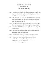 Đề đáp án KT 1 tiết Đs Lần 3 st