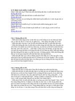 Tài liệu ôn tập môn sinh lớp 10