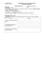 Đề kiểm tra tháng thứ 2.b