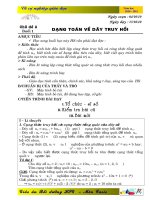 Casio - Dãy truy hồi