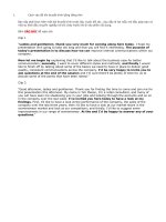 Cách vào đề khi thuyết trình bằng tiếng Anh