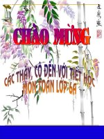 Bài giảng chào mừng 20-11.Bài 18. Bội chung nhỏ nhất