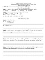 Khao sat HSG toan 4 thang 10