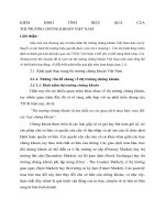 KIỂM ĐỊNH TÍNH HIỆU QUẢ CỦA THỊ TRƯỜNG CHỨNG KHOÁN VIỆT NAM