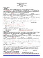 Đề luyện thi vật lý 12- 2010