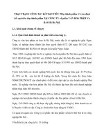 THựC TRạNG CÔNG TáC Kế TOáN TIÊU THụ thành phẩm Và xác định kết quả tiêu thụ thành phẩm TạI CÔNG TY cổ phần VĂN HOá PHẩM Và BAO Bì Hà NộI