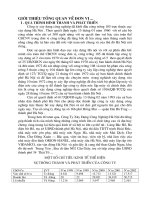 GIỚI THIỆU TỔNG QUAN VỀ ĐƠN VỊ ...