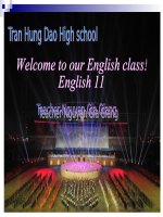 UNIT 5 - SPEAKING (G11)