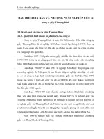 ĐẶC ĐIỂM ĐỊA BÀN VÀ PHƯƠNG PHÁP NGHIÊN CỨU về công ty giầy Thượng Đình