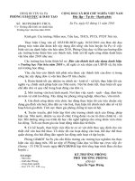 Hướng dẫn bình xét trường học văn hóa 2010