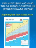 KH Nuôi dưỡng và chăm sóc sức khỏe