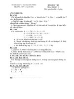 ĐỀ KT ĐS 10 CHƯƠNG 1