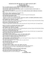 Nội dung ôn tập sử 7 HK I